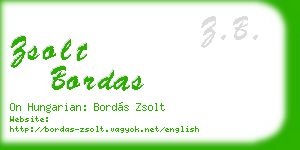 zsolt bordas business card